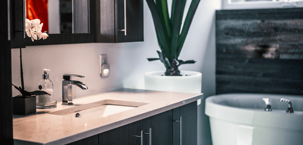 Bathroom at Chalet Villa Bianca | Luxury cottages for rent in Lanaudiere | Chalets Zenya